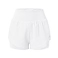 thumbnail image 3 of Gibobby Shorts Mujer Pantalones cortos de gimnasia para mujer V Stretch Push Up Yoga Shorts Booty Scrunch Fitness Pantalones cortos de cintura alta sin costuras Workout Sports(Blanco, XXL), 3 of 5