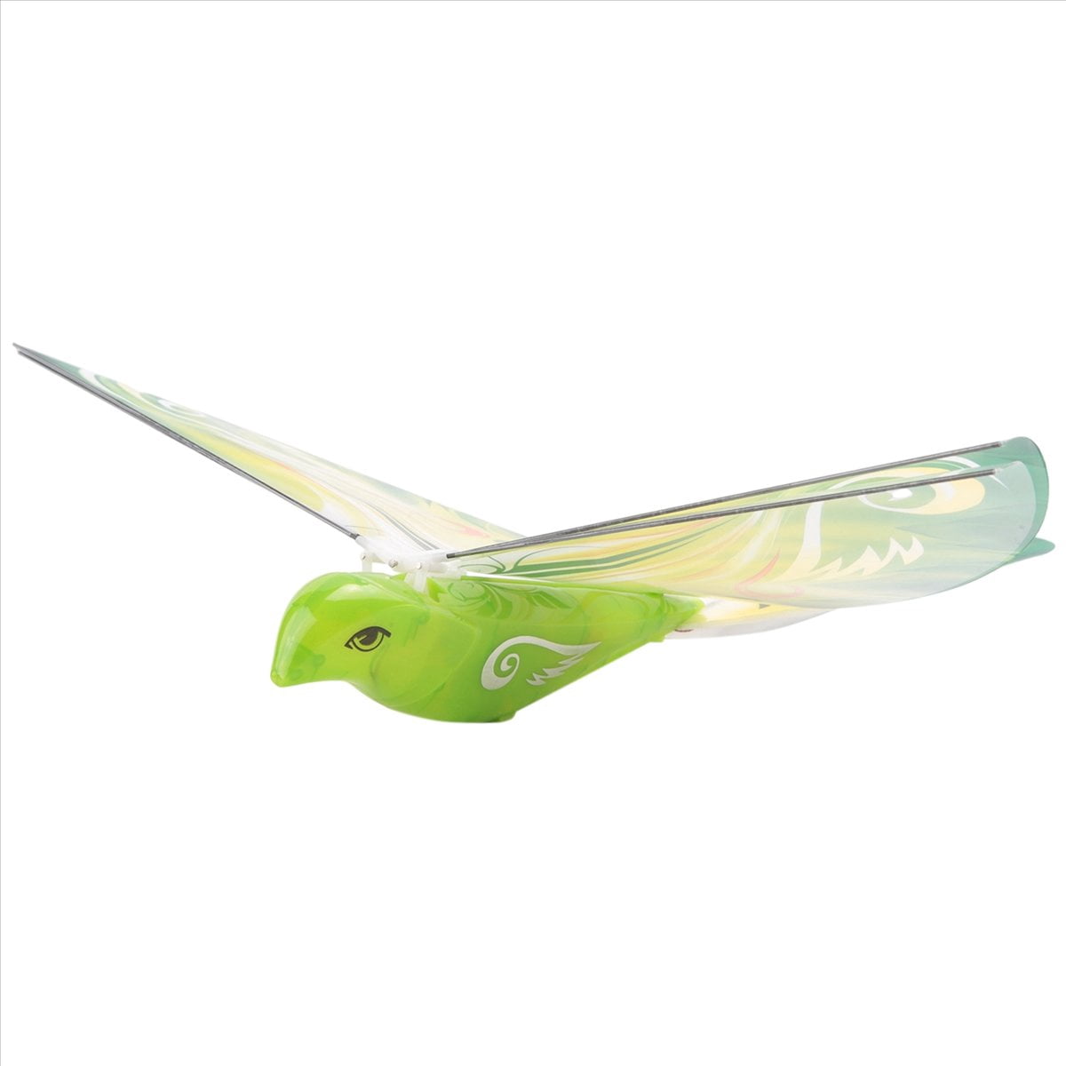 Remote-Controlled Bird Simulation Flapping-Wing Flight Pigeon Induction Electric Eagle Remote Control Green