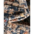 thumbnail image 4 of Unique Loom Utopia Collection Area Rug - Antheia (2' 7" x 10' Runner Light Blue/Burgundy), 4 of 7