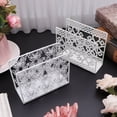 thumbnail image 2 of Hollow Napkin Holder Paper Towel Dispenser Tissue Rack Party Dining Table Decor, 2 of 8