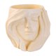 thumbnail image 2 of Maceta de resina con forma de cara de niña, maceta decorativa, regalo, decoración del hogar, contenedor de plantas para patio de estar., 2 of 8