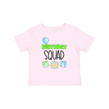 

Inktastic Birthday Squad Balloon Cake and Presents Gift Baby Boy or Baby Girl T-Shirt