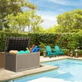 Dextrus 100 Gallon Large Deck Box Upgrade Resin Outdoor Storage Boxes