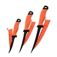 thumbnail image 6 of Fish Fillet Knife Fixed-Blade Fishing Knife Curved Boning Knife with Sheath Cover and Saver Lock with Non-Slip Handles, 6 of 7