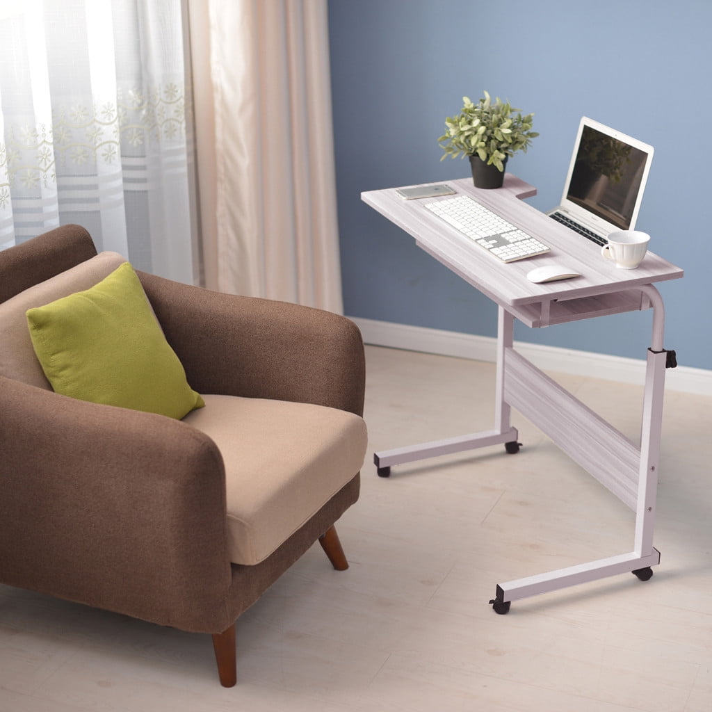 Cotonie Home Office Desk Can Be Raised And Lowered Mobile Computer Desk