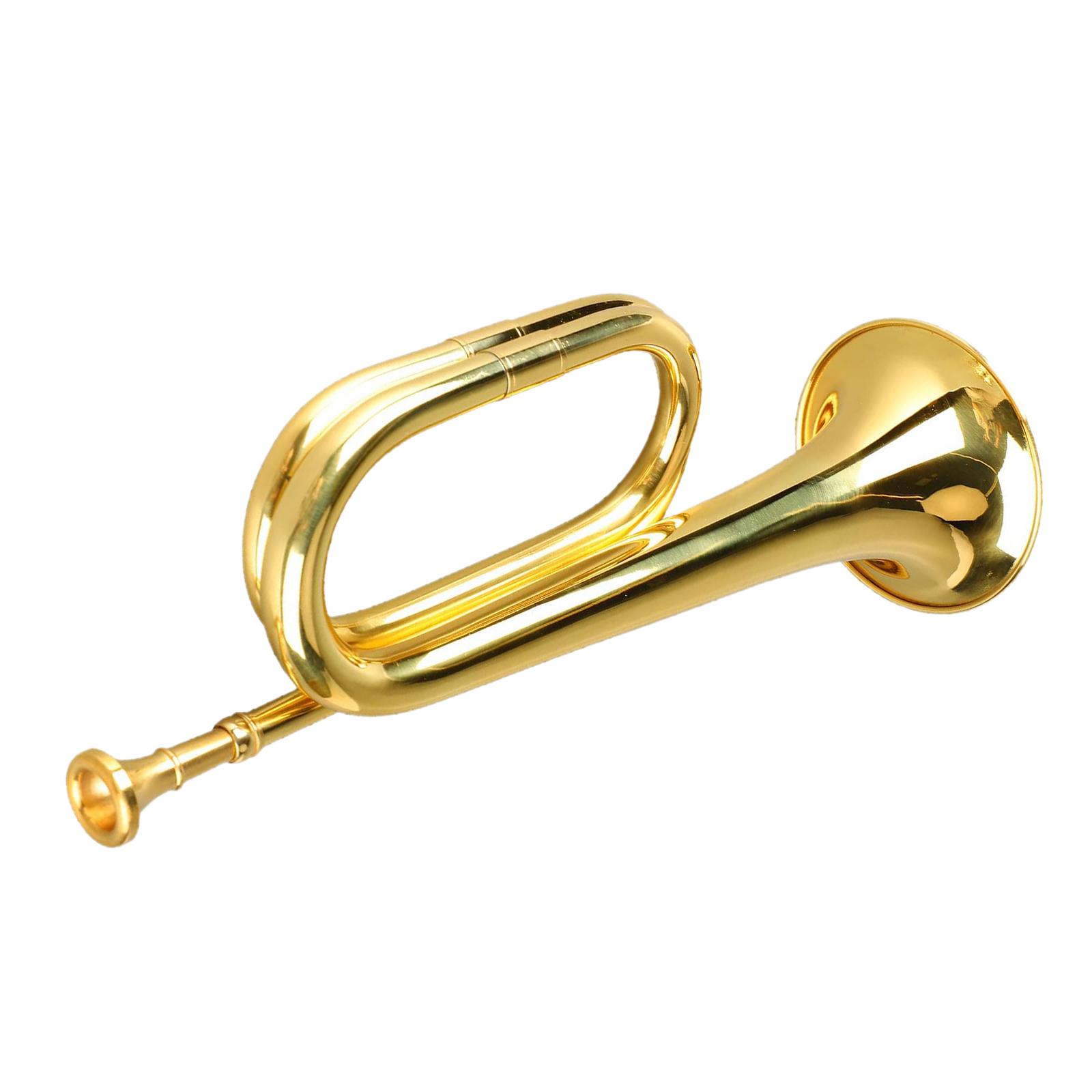 MERIGLARE Portable Professional Trumpet Made of Brass Alloy, Wind Instrument for Children, Advanced Students, Young Professionals And Orchestras.