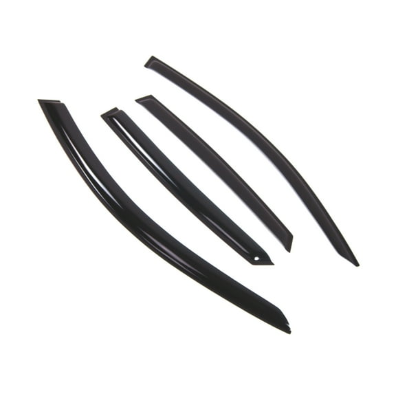 Tuningpros WD2-811 Outside Mount Window Visor Deflector Rain Guard Dark Smoke 4 Pcs Set For 2014-2017 Infiniti QX50