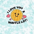 thumbnail image 3 of Inktastic I Love You a Waffle Lot with Cute Happy Waffle Boys or Girls Toddler T-Shirt, 3 of 4