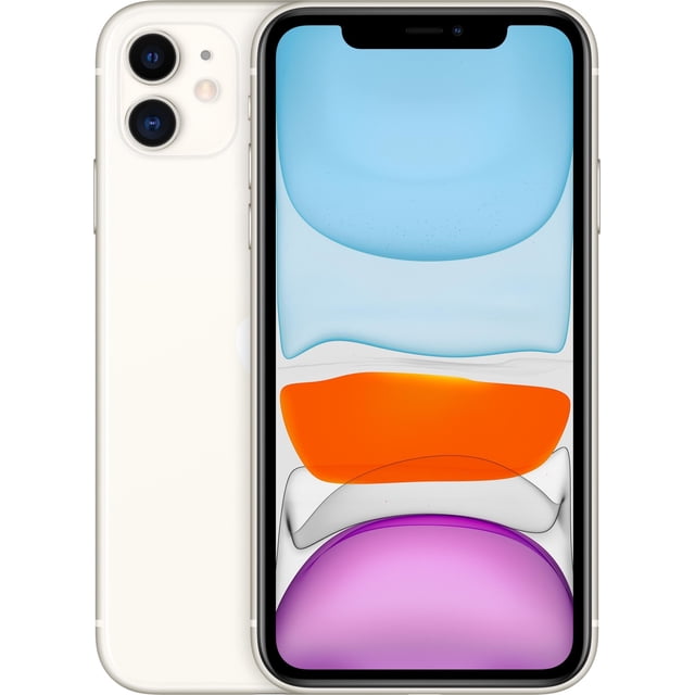 Refurbished Apple iPhone 11 - 64GB – White – 12MP Dual Rear & 12MP Front Camera - Fully Unlocked Smartphone - Excellent Condition