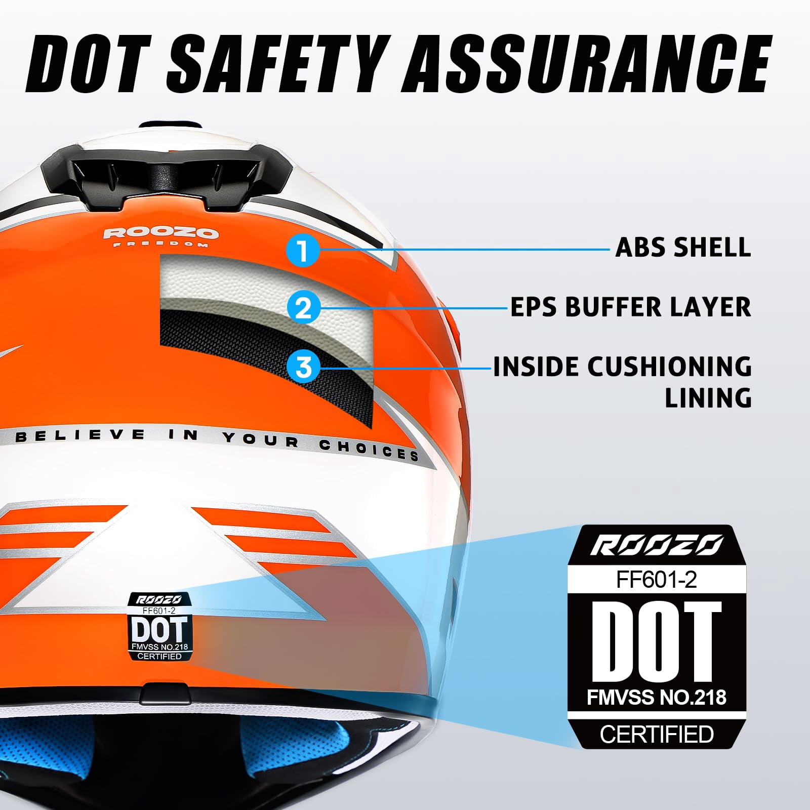 Youth Dirt Bike Helmet DOT Certified - Full Face Motorcycle Helmet for Off-Road, ATV, Street Riding, Includes Adjustable Goggles & Protective Gloves