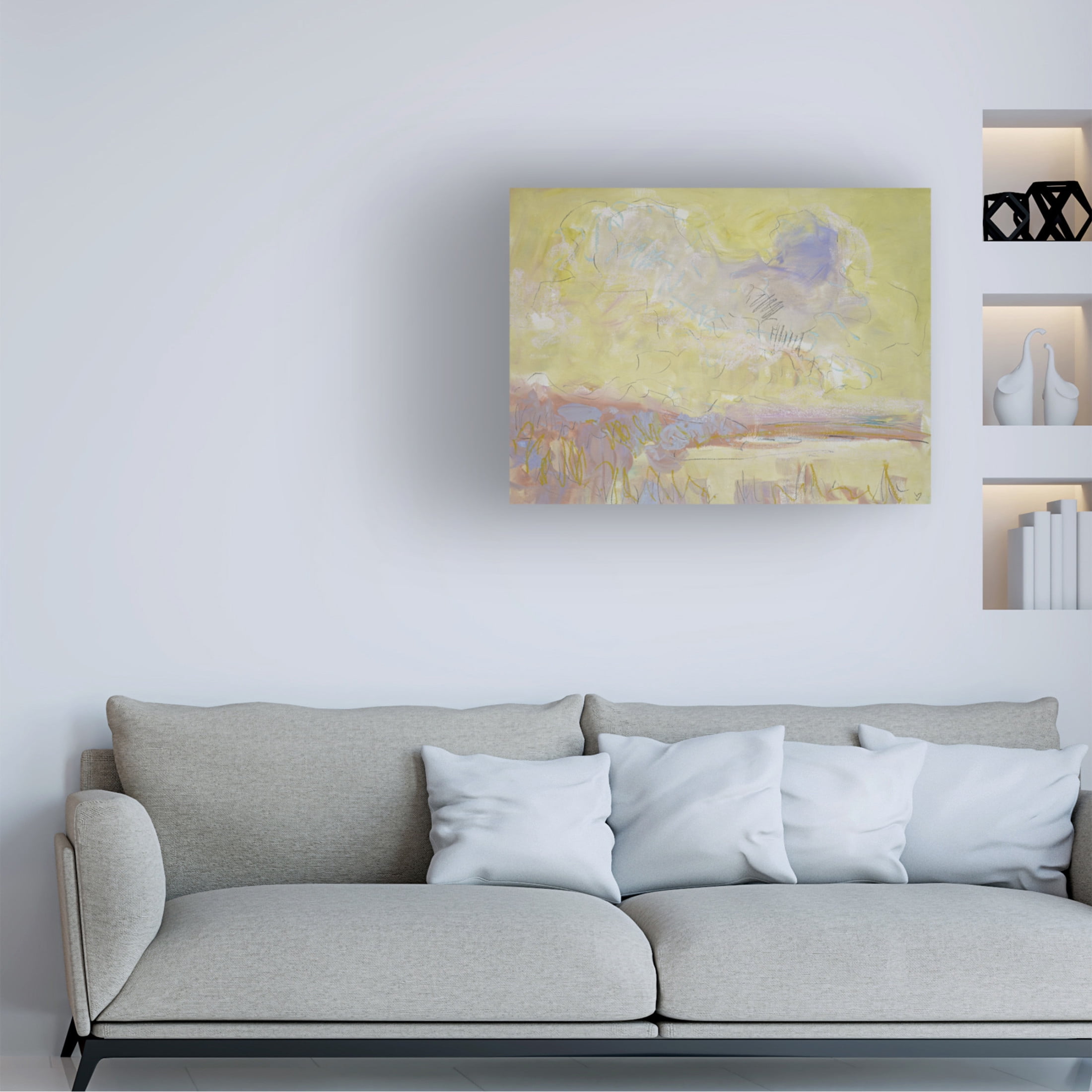 Trademark Fine Art Dorothy Fagan Heaven and Earth V Canvas Wall Art