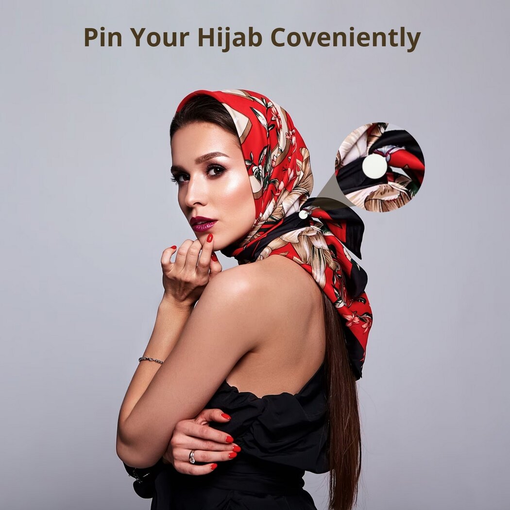 65 Styles Matte Metal Pin Magnet Non-slip Muslim Women Magnetic Hijab Scarf Pins Islamic Pinless Safety Headscarf Brooches Accessories I438749930 - Foto 5