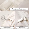 thumbnail image 4 of Clothes Cover Storage Bags Dust Cover Clothes Bag with Transparent Window Zipper Closure Space-saving Hanging Garment Bag Protective Clothing Storage, 4 of 7