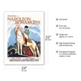 thumbnail image 2 of Napoléon Bonaparte - Directed by Abel Gance - Vintage French Film Movie Poster by René Péron c.1927 - Fine Art Matte Paper Print (Unframed) 24x32in, 2 of 4