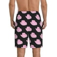 thumbnail image 2 of Balery Cowboy Hat Men's Cotton Knit Pajama Shorts Waistband & Pockets,Short Pajama Pants-XX-Large, 2 of 8