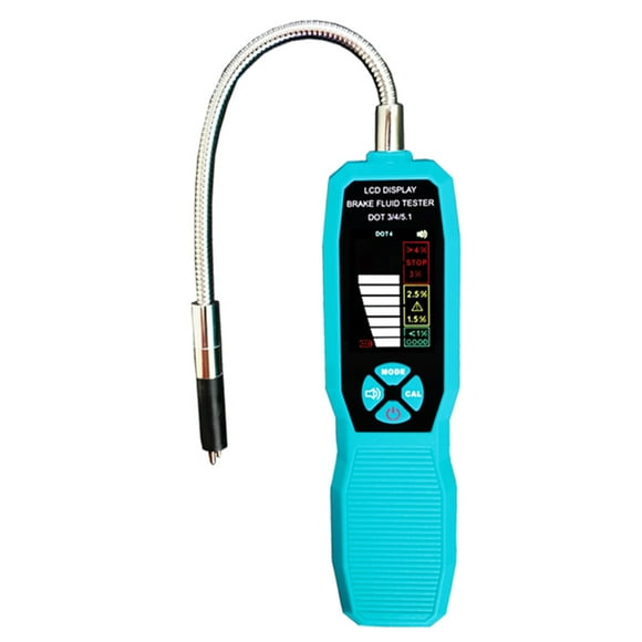 Yeacher Testeur de Fluide de Frein, DOT3 DOT4 DOT5.1 Écran Couleur LCD Testeur de Fluide de Frein avec CAL