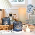 thumbnail image 4 of 6Pcs Large Blue Glass Votive Candle Holders for Wedding, Party, Home Decor, 4 of 5
