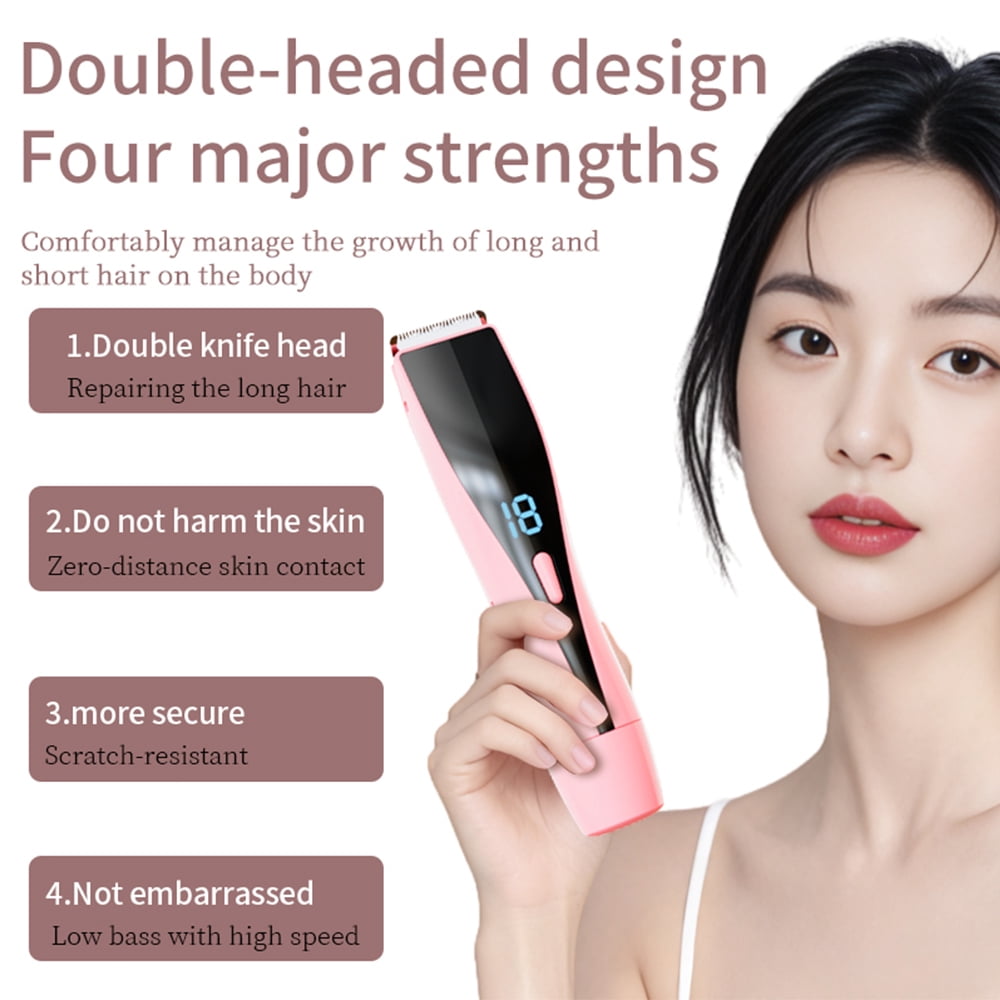 Hair Removal Epilators Bikini Trimmer for Women Painless Waterproof Electric Shaver Razors for Facial Leg Body Armpit