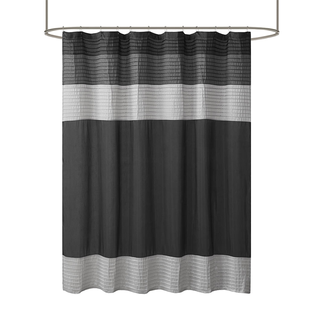 Euroco Faux Silk Shower Curtain