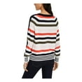 thumbnail image 2 of TOMMY HILFIGER $99 Womens New White Color Block Sweater S B+B, 2 of 4