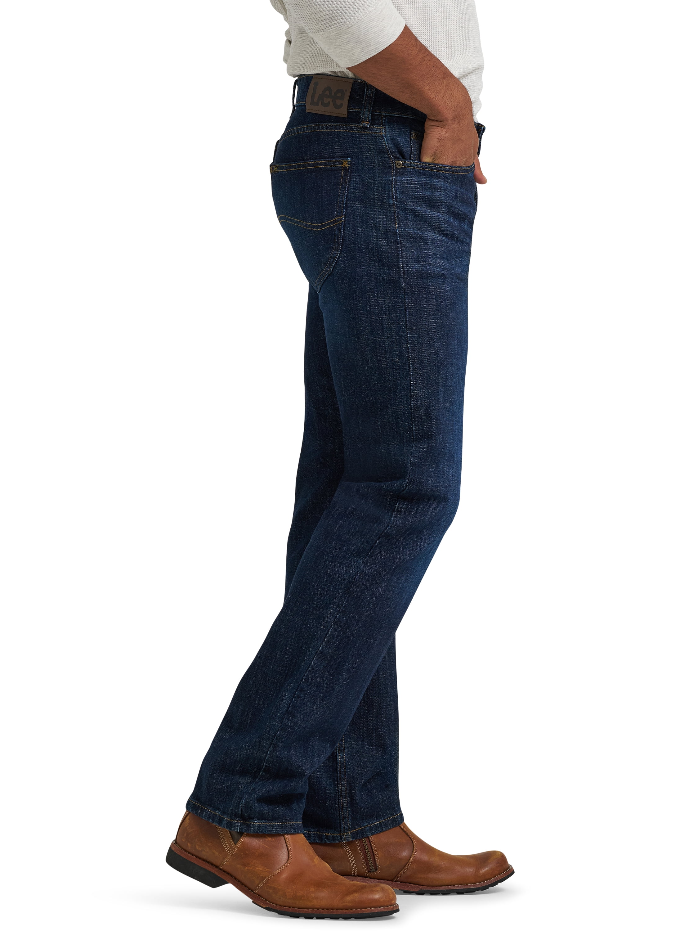 Lee Men's Legendary Denim Five Pocket Slim Straight Jeans