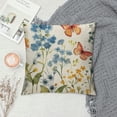 thumbnail image 2 of Awypu Pillow Covers Floral Art Decorative Pillow Cases, Outdoor Rustic Couch Cushions Cover,Throw Pillow Covers for Sofa Bed Furniture-Butterfly Dragonfly, 2 of 5