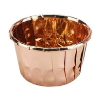 MOPOOR 50Pcs Baking Cups, Cupcake Liners, Cake Cup, Disposable Dessert Paper Baking Cups, Mini Cheesecakes Holders for Birthday and Wedding Party