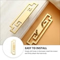 thumbnail image 3 of IDEANATEGRATE 1Ud Tirador Decorativo Dorado Para Cajones En Metal Estilo Vintage Retro, 3 of 8
