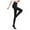 Black, variant on Women's Brushed Fleece Lined Thick Tights Warm Winter Thermal Pantyhose Style