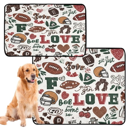 IAUYY Washable Pee Pads for Dogs Smallx3 Absorbent and Leak-Proof Non-Slip Reusable Puppy Pee Pads for Dogs Applicable to Playpen Potty Crate Love Sports