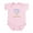 Petal Pink, variant on CafePress - Daddy's Favorite Infant Bodysuit - Baby Light Bodysuit, Size Newborn - 24 Months