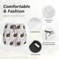 thumbnail image 4 of Balery Cute Swan Pantalones cortos deportivos para mujer con forro y dos bolsillos, elásticos, para entrenamiento, gimnasio, yoga-X-Large, 4 of 7