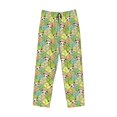 thumbnail image 2 of Fotbe Cartoon Panda And Leaf Men's Pajama Pants,Sleepwear Pants,Pj Bottoms Drawstring And Pockets-Small, 2 of 7