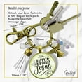 thumbnail image 4 of Happy Birthday Gift Keychain For Women Merry Christmas Faith Jewelry Charms Handmade Holiday, 4 of 7