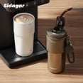 thumbnail image 5 of Sidagar 20oz Ceramic Lined Stainless Steel Insulated Travel Coffee Mug with Leak-Resistant Lid, White, 5 of 8