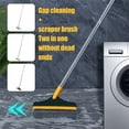 thumbnail image 4 of Cepillo para fregar 2 en 1, fregador ajustable giratorio de 120 grados para colgar en el suelo, accesorios de limpieza de ranuras de esquina Suministros de limpieza para el hogar Verde oscuro Wosthever HA062851-02, 4 of 6