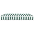 thumbnail image 4 of Awntech 12 Ft Maui Manual Heavy Duty Patio Retractable Awning (144in x 9.25in x 120in), Forest/White Stripe, 4 of 9