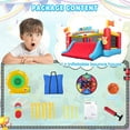 thumbnail image 5 of Veeboto Bounce House for 3-12 Years, Large Bouncy House with Big Slide, Jumping Area, Ball Baskets, Nets, Targets, Obstacle Poles, Jumping House for Indoor & Outdoor with 550W Blower, 5 of 6