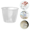 thumbnail image 2 of tazas medidoras de plástico transparente de repuesto para olla arrocera, para cocina, pequeñas, para harina de arroz y lácteos., 2 of 7