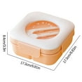 thumbnail image 3 of Darzheoy Bento Boxes Adults, Heated Lunch Boxes for Adults, Lunch Containers for Kids Bento Lunch Box 2 Compartments Microwave Safe (Flatware Included), 3 of 5