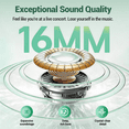 thumbnail image 2 of VEAT00L Active Noise Cancelling Wireless Ear Buds, 96Hrs Bluetooth Headphones IP7 Waterproof for Sport, Running Wireless Earphones with ENC, Deep Bass Over Ear bud with Earhooks for /Workout/Gym, 2 of 11