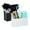 B:1 Black Holder + 1 White Holder, variant on AGCAN Magnetic Pen Holder, Dry Erase Marker Holder for Whiteboard Fridge, Marker Organizer Locker Accessories, 2 Pack, Black+White