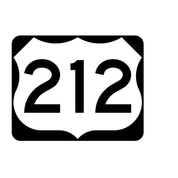 US Route 212 Metal Sign Highway Sign Road Sign Size: 16 x 12 Inch