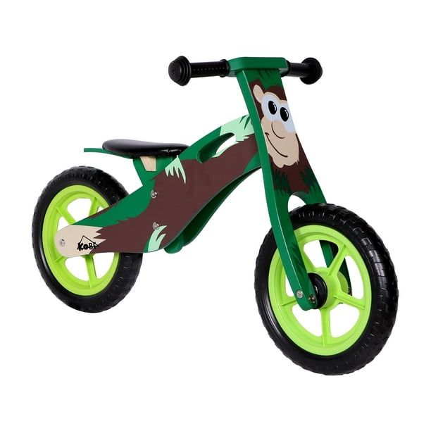 KOBE Wooden Balance Running Bike Birch Wood No Pedals Perfect