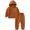 Zipped 03, variant on Ougyinr  Boys Girls 2Pcs Fleece Sweatsuit Set Pullover Hoodie Tracksuit for Toddler Kids Sweatshirt   Pants Teen Outfits Set for 24M-13Y