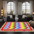 thumbnail image 2 of 4'x6' living room carpet outdoor carpet runner boho area rug gothic area rug washable area rug, 2 of 10