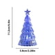 thumbnail image 2 of Adornos navideños Mini árbol de Navidad de cristal luminoso Adorno de escritorio Regalo navideño para niños Luces decorativas, 2 of 5