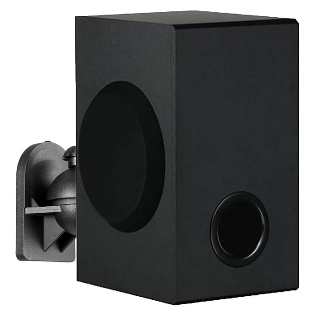 2 soportes de pared de nailon para altavoces, soporte ajustable para altavoces de sonido envolvente de estantería
