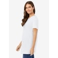 thumbnail image 3 of Woman Within Plus Size Perfect Crewneck Tunic, 3 of 6
