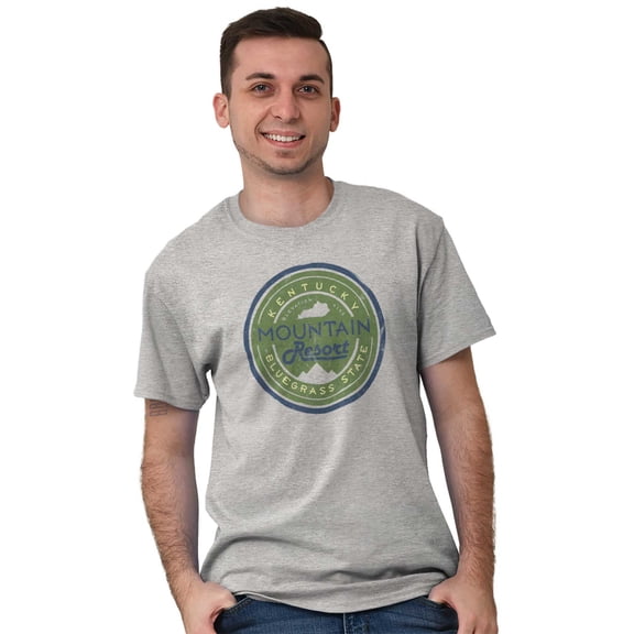 Kentucky Mountain Resort Retro KY Men's Graphic T Shirt Tees Brisco Brands S